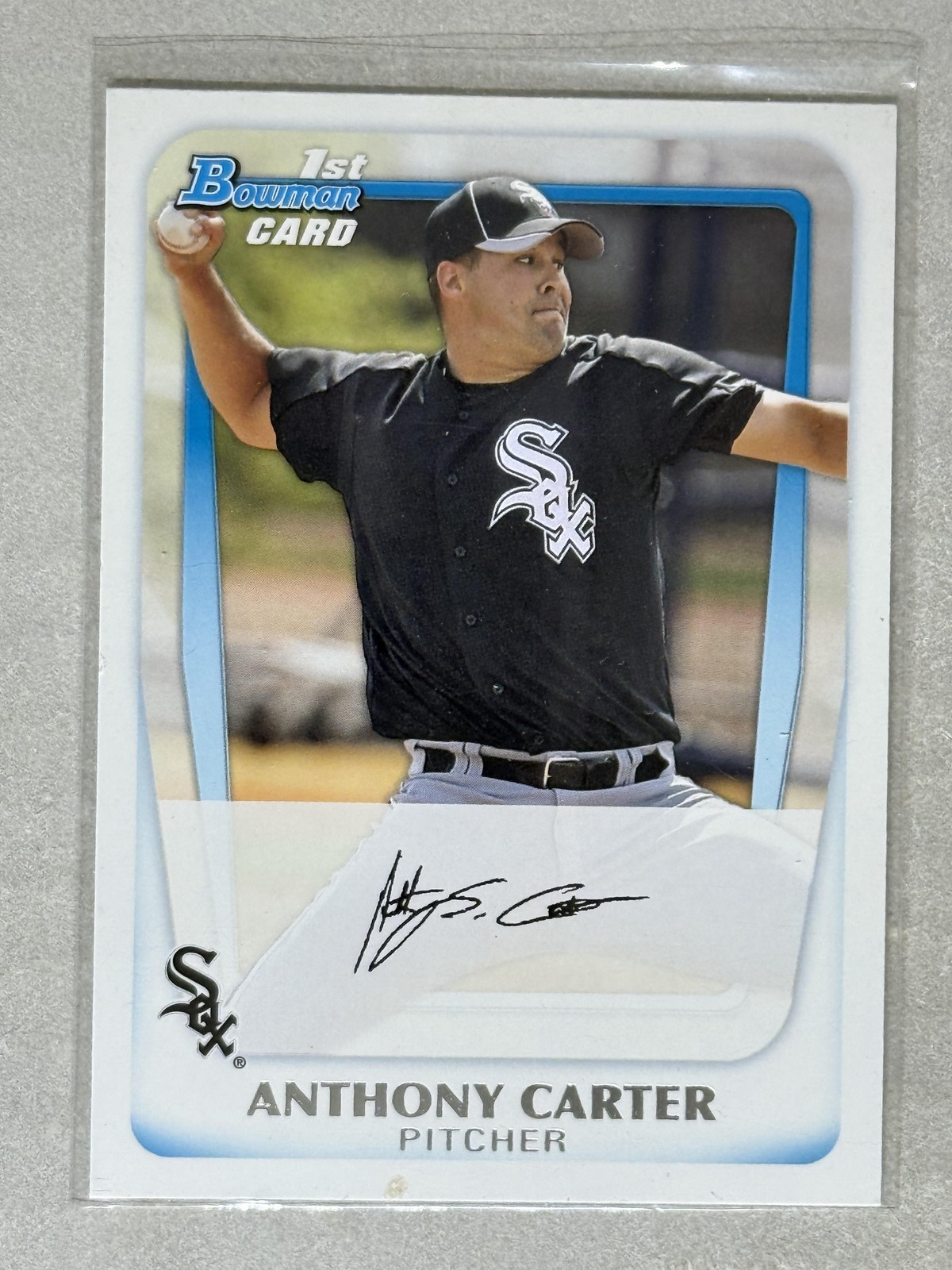 Anthony Carter 2011 Bowman #BP6 Chicago White Sox