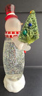 VINTAGE 10 1/2" NORTHLIGHT LED LIGHTED SNOW CHRISTMAS WHITE SNOWMAN TABLETOP — photo 7