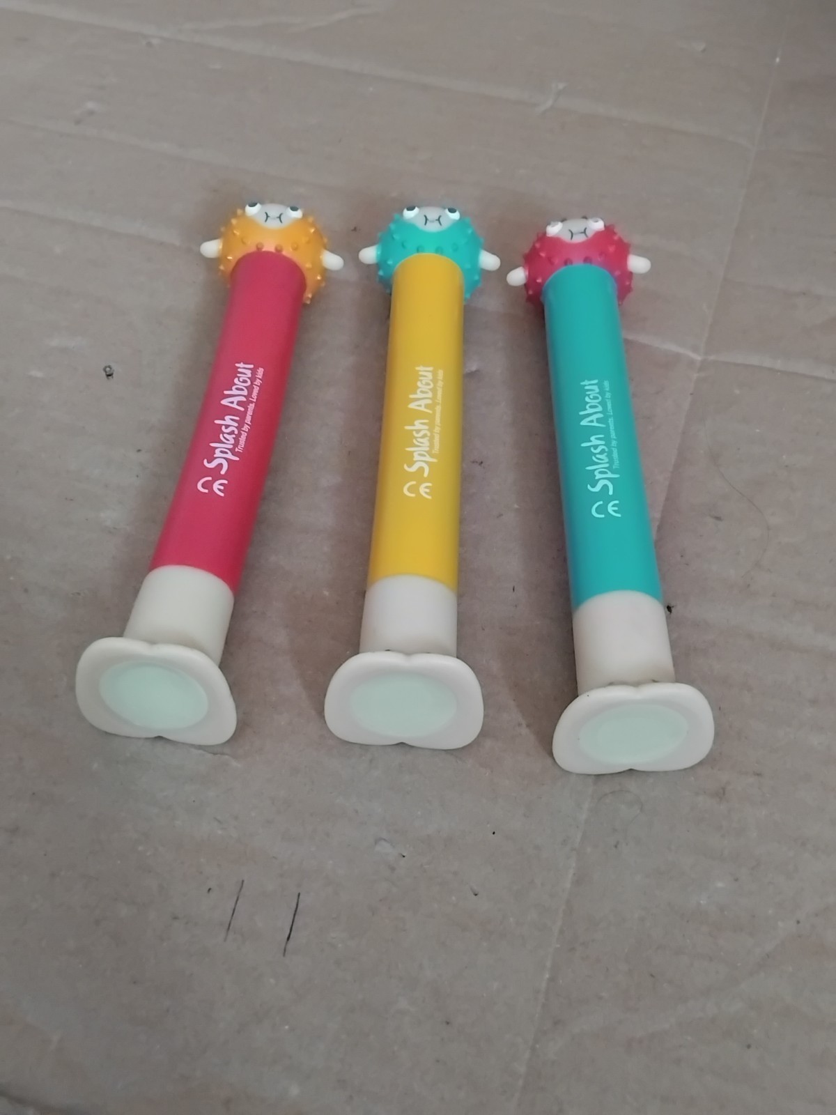 Splash About Pufferfish Dive Stick Pool Toys - Pack of 3