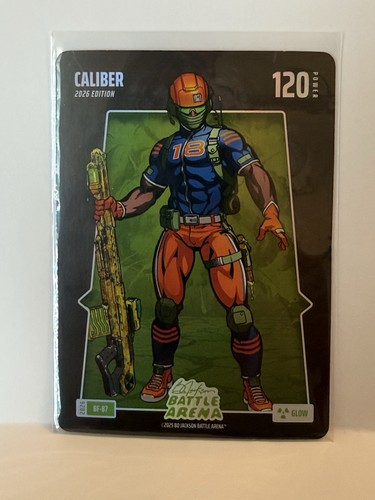 2026 Bo Jackson Battle Arena KALIBER Caleb Williams Battlefoil GLOW SP