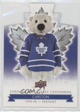 2017 Upper Deck Toronto Maple Leafs Centennial Blue Die-Cut Carlton the Bear d9r