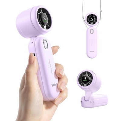 Diveblues High-Speed Portable Handheld Turbo Fan, USB Rechargeable Battery Po...