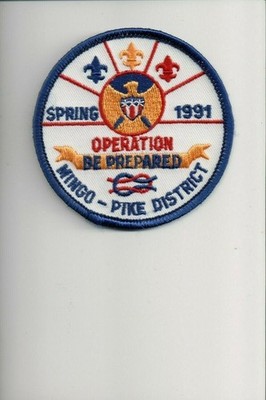 1991 Mingo-Pike District Spring Operation Be Prepared patch