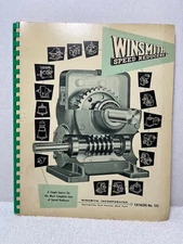 1955 WINSMITH SPEED REDUCERS CATALOG 155 Worm Gear Reduction Series Helical