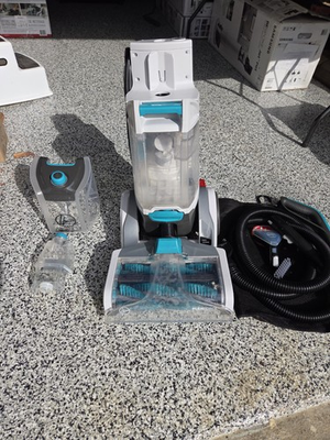 #ad Hoover SmartWash Upright Carpet Cleaner Blue FH52000G The wheel is broken5 $71.99