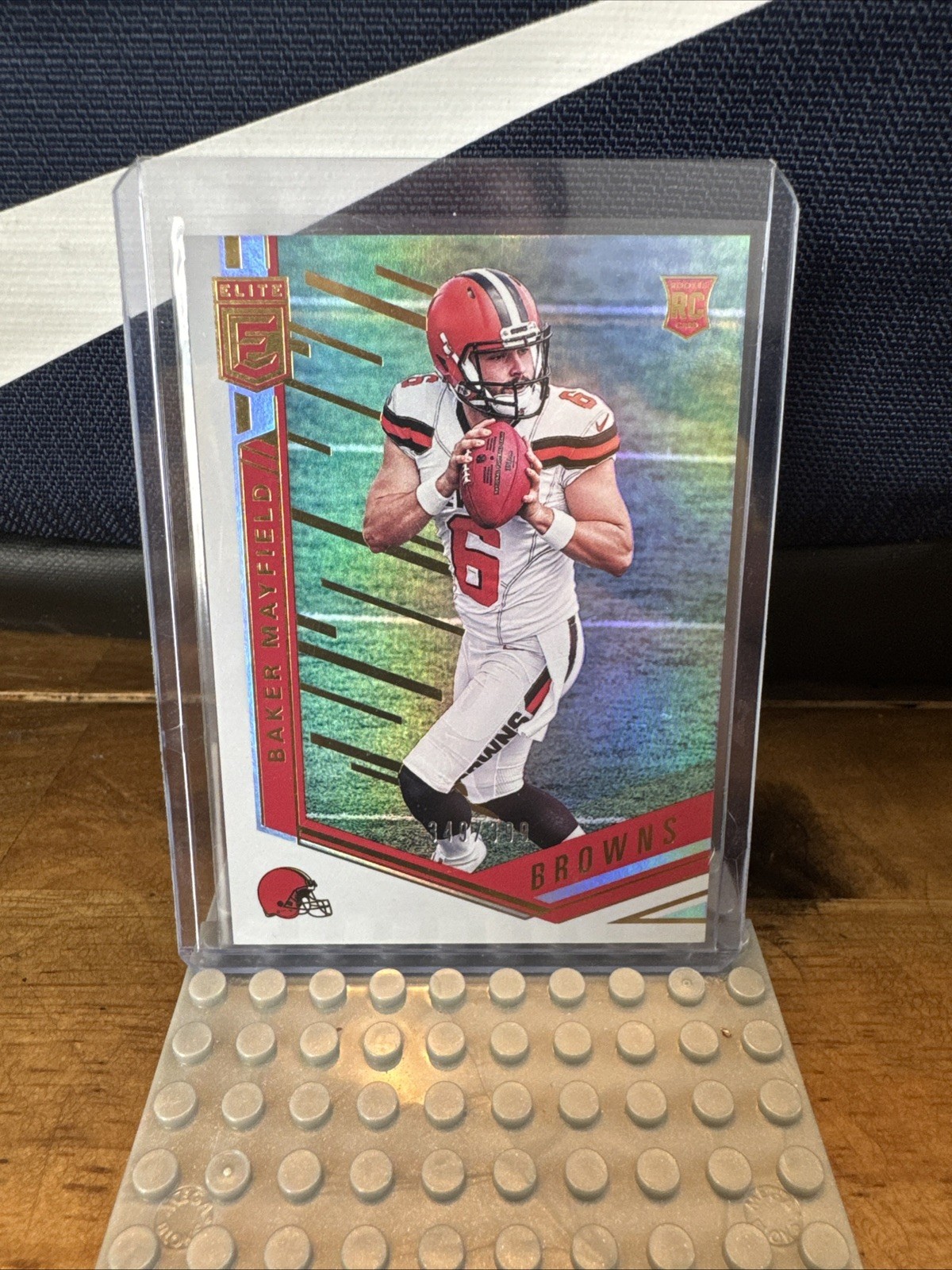 2018 Donruss Elite - Rookies Baker Mayfield #349/399 (RC)