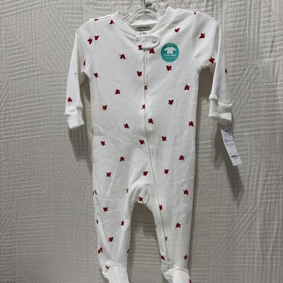 Carters Child Of Mine Heart Arrow 6-9 M Knit Sleeper New