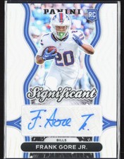2024 Panini Prizm Frank Gore Jr. Significant Signatures Silver Rookie Auto Bills