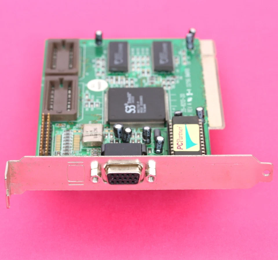 PC Partner S3 ViRGE 325 86C325 PCI 1MB VGA Video Graphics Display Card - Image 4 of 4