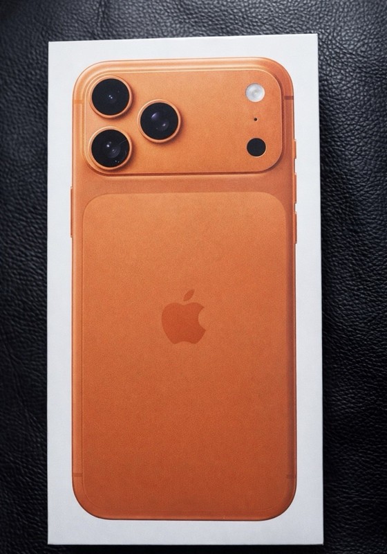 Apple iPhone Orange Smartphone Box Genuine Original Packaging for Device