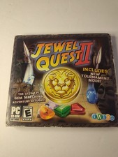 Jewel Quest II - The Ultimate Gem Matching Video Game 2007, PC Computer CD-Rom 