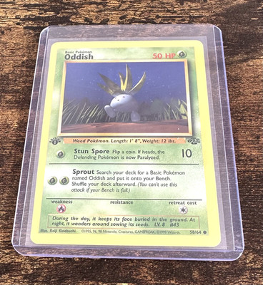 Oddish First Edition MINT 58/64 Jungle