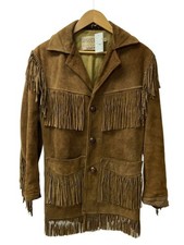 Schott 70S/Fringe/Jacket/38/Leather/Brw// 3976
