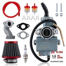 PZ20 Carburetor Kit for 50cc 70cc 90cc 110cc 125cc 4-Stroke ATV Go Kart Dirt