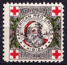 1912  USA Christmas Seal  (WX10)  .  Mint Hinged