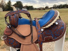 Horse Saddle Western Barrel Racing Leather Handmade Racer Equestrian Trail Tack