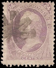 US #153 Used fancy cancel