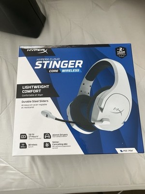HyperX HHSS1C-KB-WT/G White Gaming Headset for PS4, PS5, PC