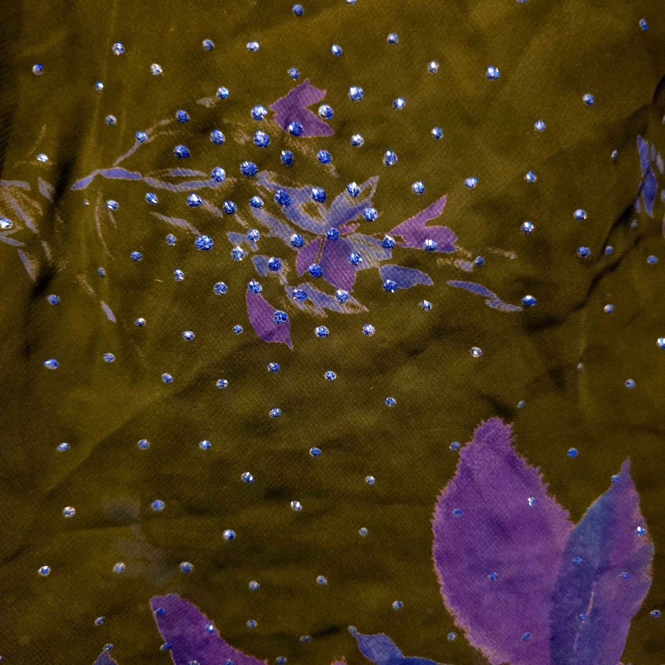 Falda midi floral de hadas oscuras Younique Y2K talla pequeña Foto 3 de 4