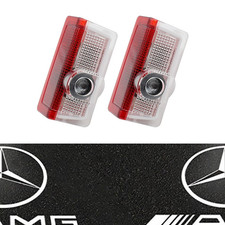 2X  for Mercede s W176 W177 W205 W213 W247 C43 C53  LED Projector Door Light