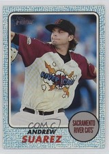 2017 Topps Heritage Minor League Edition Blue 92/99 Andrew Suarez #32 0t2