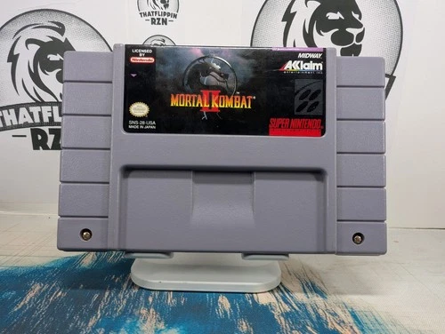 SNES Mortal Kombat 1-2-3 All Tested And Working.