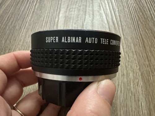Super Albinar Auto Tele Converter 2X Lens For Pentax-K w/ Case - Picture 3 of 11