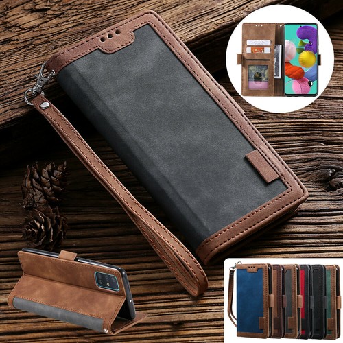 For Samsung Galaxy S24 S23 Ultra S22 Plus S21 Note 20 Leather Wallet Flip Case - Picture 11 of 30