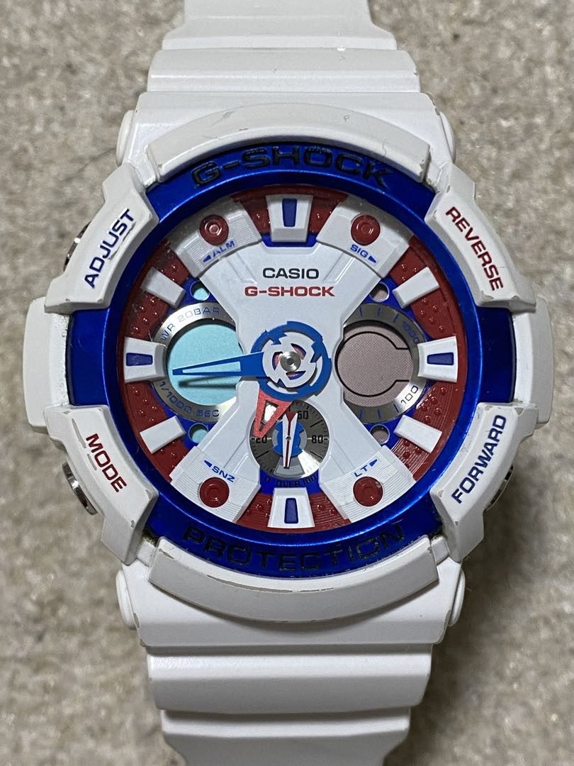 G-Shock Ga-201Tr Digital-Analog Quartz Men Super Rare G-Shock Ga-201Tr Digital-Analog Quartz Men Super Rare