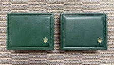Authentic Vintage Rolex Green Leather, Wood Interior Box -  12.00.71