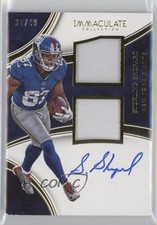 2016 Panini Immaculate Signature Rookie /49 Sterling Shepard #SS Patch Auto 0ja2