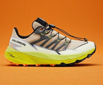 $139 Salomon Thundercross Men's Size 13 Trail Running Shoes Brown Green New