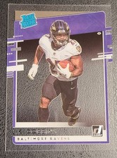 2020 Panini Chronicles - Clearly Donruss Rated Rookie J.K. Dobbins #RR-JK (RC)