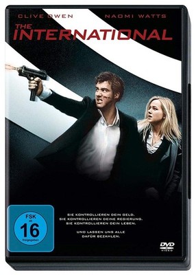 THE INTERNATIONAL (2009) - DEUTSCHE DVD - CLIVE OWEN - NAOMI WATTS - TOM TYKWER