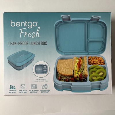 Bentgo Fresh 4-Compartment Leak-Proof Lunch Box Aqua Teal BRAND NEW