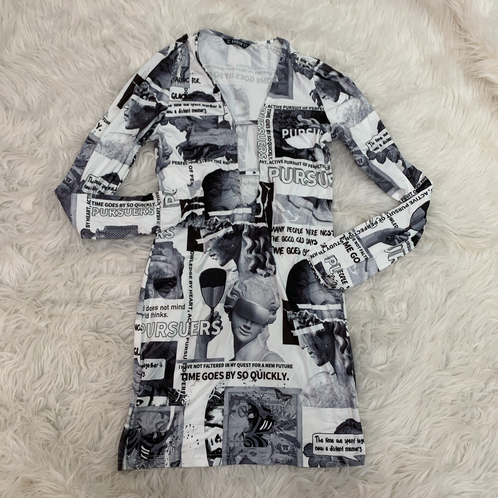 unusual renaissance theme mini dress small