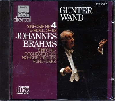 Gunter Wand - Johannes Brahms: Sinfonie Nr. 4 E-Moll, Opus 98 [New CD]