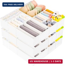 Criusia 15 Pack Drawer Organizer for Clothes,...