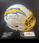 Ladd McConkey Signed Authentic Los Angeles Chargers Helmet