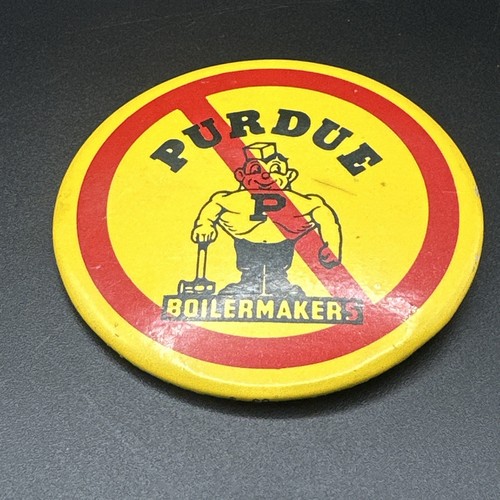 Vtg. Pinback Button Purdue Boilermakers Busters 1960s Perfect For ...