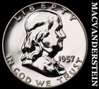 1957 Franklin Half Dollar- Choice Gem Proof Luster No Reserve #J2140