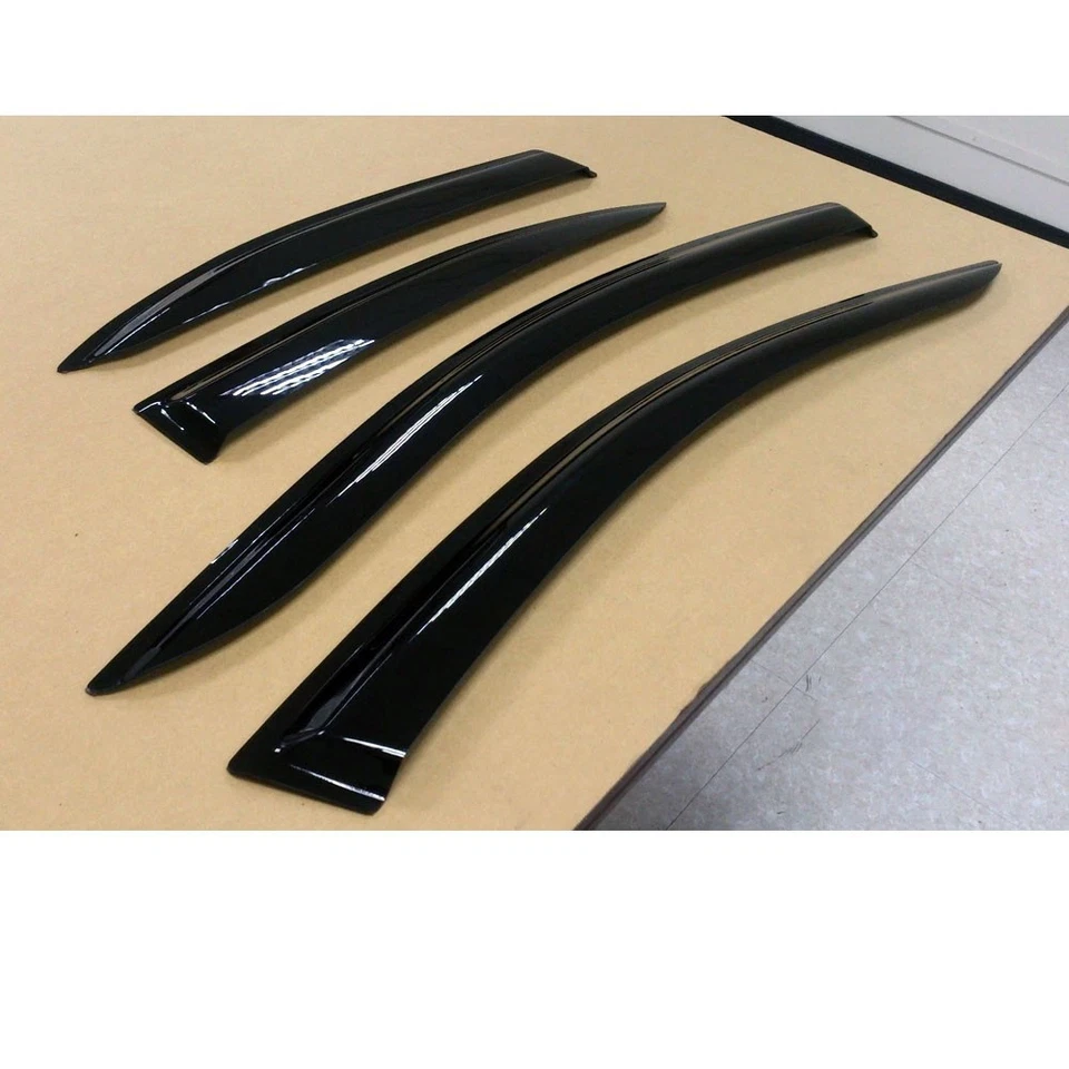 Fit Mitsubishi Lancer Fortis EVO Window Visor Sun Rain Guard Vent Deflector 2015 - Изображение 2 из 4