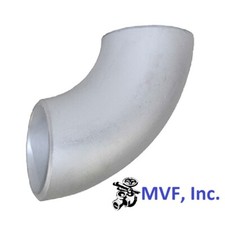 2" S/40 Long Radius 90º Elbow, BW, Aluminum 6061-T6 Pipe Fitting AL010911