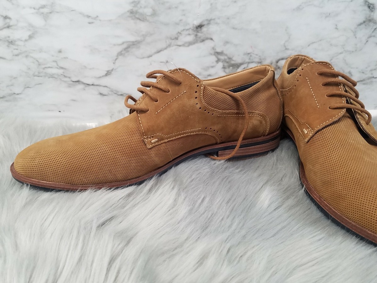 Steve Madden Mens Larson Brown Oxford Dress Shoe Size 11 New 