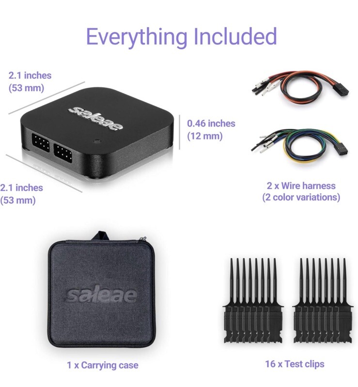 Logic 8 Saleae 8Channel Logic Analyzer (Black) eBay