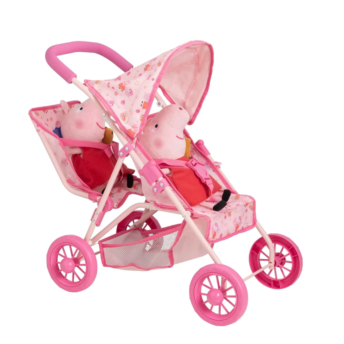 Peppa Pig Tandem Twin Doll Stroller eBay