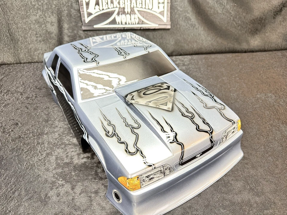 CUSTOM PAINTED RC DRAG BODY NO PREP LOSI 22S DR10 TRAXXAS SLASH MUSTANG FOX 0362 - Image 3 of 4