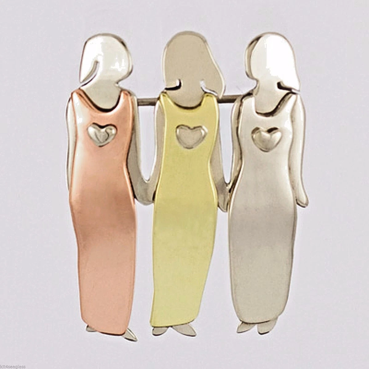 Three shop sisters pin