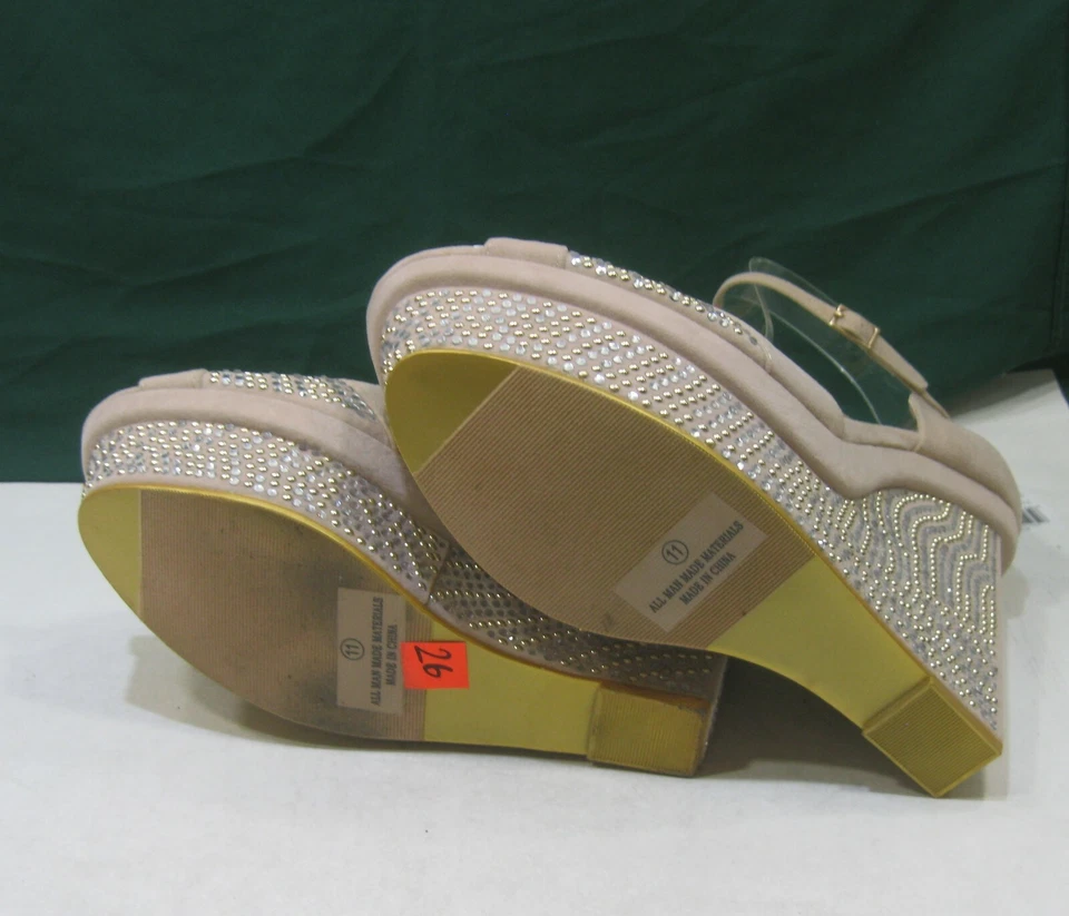 Новый SKINTONE 6 «высокий клиновидный каблук 2» платформы лодыжки ремень сексуальные туфли размер 10 - Изображение 4 из 4