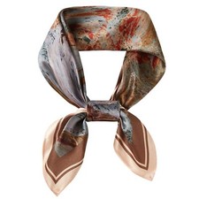 100 Mulberry Silk Neck Scarf 21"x21" Silk Hair Scarf for Women Small Square ...